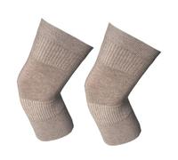YXADGML Calentadores de rodilla Four Seasons con mangas elásticas for piernas for hombres y mujeres (1 par)(Brown,L)