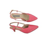 YXADGML Sandalia De Tacon Para Mujer Sandalias de mujer Punta puntiaguda Tacones altos Sexy 5 cm Tacones bajos Casual Correa trasera Bombas(ROSE,42)