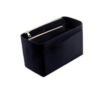 YXBQueen Organizador de bolsillo de fieltro con tarjetero para mujer, bolso en bolsa, bolso organizador, color beige, bolsillos organizadores con cremallera
