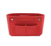 YXBQueen - Organizador de bolso para mujer, pequeño almacenamiento de fieltro, inserto puro, organizador de viaje y estuche cosmético