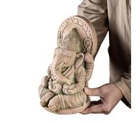 YXCQHZM Estatua de Dios Señor Ganesha, estatua de Buda Ganesh, decoración de elefante para jardín al aire libre (tamaño grande)