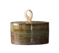 YXCQHZM Urnas de cerámica para mascotas para perros pequeños, recuerdo conmemorativo de cenizas de cremación, urna funeraria, caja de recuerdos para siempre (B)