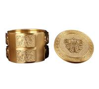 YXCQHZM Urnas de recuerdo pequeñas de cobre puro, impermeable, contenedor de cremación conmemorativo, para cenizas de mascotas humanas conmemorativas