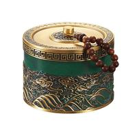 YXCQHZM Urnas pequeñas de cobre para cenizas humanas, urna funeraria para mascotas, urnas pequeñas para perros y mascotas (grenn, 8 cm)