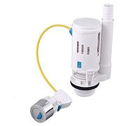 yxdin Tanque de Agua Dual Flush Llene Llenaje Válvulas de desagüe Flush Push Button Tanque de Agua Pieza para Asientos universales Aseo Se Ajusta a la mayoría de los baños (Color : Split)