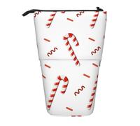 YXDVPALNE Bastón de Caramelo,Estuche telescópico para lápices, Soporte para lápices con Cremallera.