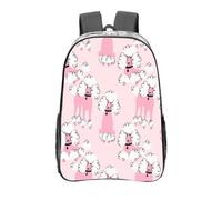 YXDVPALNE Caniche garabato,Mochila informal de 16 pulgadas, transparente, resistente al agua, para la escuela