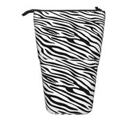 YXDVPALNE Cebra básica,Estuche telescópico para lápices, Soporte para lápices con Cremallera.