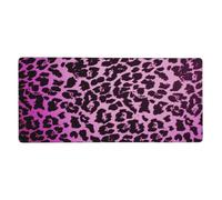 YXDVPALNE Estampado de Leopardo Morado,Alfombrilla de ratón Grande para Escritorio, Alfombrilla para Teclado de Ordenador 40 x 90 cm.