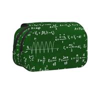 YXDVPALNE Fórmulas de Ecuaciones matemáticas Estuche para lápices portátil con Doble Concha y Cremallera