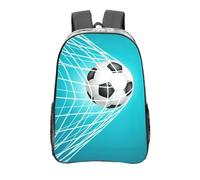 YXDVPALNE Gol de fútbol Fútbol Ganador,Mochila informal de 16 pulgadas, transparente, resistente al agua, para la escuela