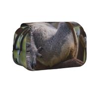 YXDVPALNE Koala durmiendo Estuche para lápices portátil con Doble Concha y Cremallera