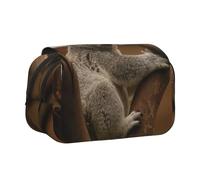 YXDVPALNE Lindo Koala en el árbol Estuche para lápices portátil con Doble Concha y Cremallera