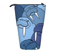 YXDVPALNE Muro de morsa,Estuche telescópico para lápices, Soporte para lápices con Cremallera.