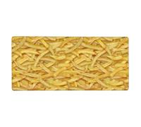 YXDVPALNE Papas Fritas,Alfombrilla de ratón Grande para Escritorio, Alfombrilla para Teclado de Ordenador 40 x 90 cm.