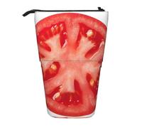 YXDVPALNE Rodaja de Tomate,Estuche telescópico para lápices, Soporte para lápices con Cremallera.