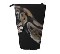 YXDVPALNE Serpiente pitón,Estuche telescópico para lápices, Soporte para lápices con Cremallera.