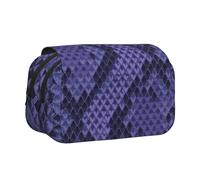 YXDVPALNE Serpiente Prin Estuche para lápices portátil con Doble Concha y Cremallera