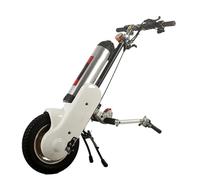 YXFAZPP Cabezal para Silla de Ruedas, eléctrico, 400 W, Ligero, conexión de tracción, Diadema, batería de Litio de 36 V/15 Ah, Accesorios para Silla de Ruedas (A Connectbothsides)