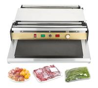 YXFAZPP Máquina envolvedora de Film, máquina Manual de envasado de Film Transparente de Alta Temperatura de 300 W para el envasado de Alimentos, 18 pulgadas/450 mm