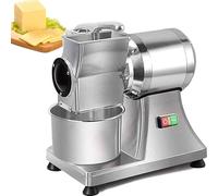 YXFAZPP Rallador de Queso Comercial Trituradora de Alimentos eléctrica Cortadora Molinillo de Servicio Pesado Máquina de rallado rotativa para quesos Mantequilla Pan Salvado Migas