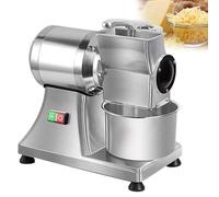 YXFAZPP Rallador de Queso eléctrico Trituradora de Alimentos de Alta Resistencia Molinillo Comercial de Acero Inoxidable para Queso, Parmasan, Pan rallado