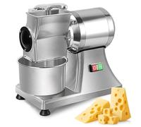 YXFAZPP Rallador y triturador de Queso eléctrico, Acero Inoxidable Resistente de 550W, Ideal para Queso, Mantequilla, Pan, Salvado - Uso Comercial y doméstico