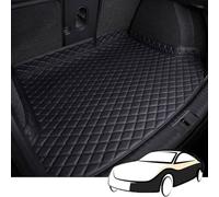 YXFCD Coche Alfombrillas Maletero Cuero para Toyota Crown 2016-2018, Funda Maletero Bandeja Protectora Impermeable Antideslizante Interior Accesorios,A/Black
