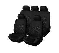 YXFCD Fundas para Asientos de Coche para Citroen C4 Cactus Hatchback 2014-2019, Delanteros Traseros Fundas Completo Cómodo Cojines Transpirable Interior Accesorios,E/Black