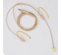 YXG Headworn - Auriculares dobles para colgar sobre la oreja, micrófono ligero de perfil bajo, compatible con el transmisor inalámbrico Sennheiser Bodypack, con enchufe de rosca hembra de 3,5 mm,