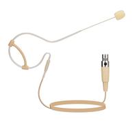 YXG Headworn Earset - Micrófono colgante sobre la oreja, color beige, de perfil bajo, ligero, compatible con el sistema inalámbrico Shure, transmisor Bodypack con cable de 1,45 m, conector TA4F Mini