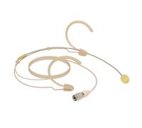 YXG Headworn - Micrófono para colgar sobre la oreja, color beige, de perfil bajo, ligero, compatible con sistema inalámbrico Audio-Technica, transmisor de cuerpo, con enchufe Hirose de 4 pines
