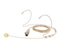 YXG Micrófono beige para colgar sobre la oreja, de perfil bajo, ligero, compatible con el transmisor AKG Wireless System Bodypack, con cable de 1,45 m, conector Mini XLR