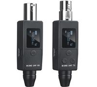 YXG Sistema de micrófono inalámbrico UHF transmisor y receptor XLR inalámbrico para micrófonos capacitivos dinámicos, mezcladores, sistemas PA (un arrastre uno)