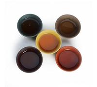 YXHUPOT Tazas de té de arcilla china Yixing negro Zini rojo 5 elementos colores Fengshui Gongfu tazas de té mini (5 colores)