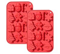 YXHZVON 2 Pcs Molde Bombones Silicona Moldes De Silicon Chocolate Molde Para Chocolate 14 Cavidades Moldes De Goma Para Chocolate para Bombones, Magdalenas, Cupcakes