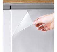 YXHZVON Papel Adhesivo Transparente para Muebles, 60x500cm Impermeable Autoadhesiva PVC Vinilo Lámina a Prueba de Aceite, Cocina pared Forro Libros Autoadhesivo Película protector