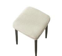 YXINAER Funda Otomana Fundas for taburetes de Color sólido, Fundas Asiento cuadradas extraíbles, elásticas for tocador for el hogar(10)