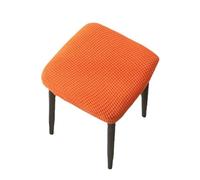 YXINAER Funda Otomana Fundas for taburetes de Color sólido, Fundas Asiento cuadradas extraíbles, elásticas for tocador for el hogar(3)