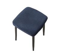 YXINAER Funda Otomana Fundas for taburetes de Color sólido, Fundas Asiento cuadradas extraíbles, elásticas for tocador for el hogar(14)