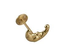 YXINAER Gancho de latón para Sujetar Cortinas Gancho de Cortina latón, Tope for Colgar en la Pared Metal, Accesorios Decorativos, Ganchos for Ropa y Sombreros montados(Star)