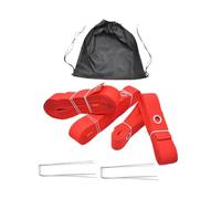 YXINAER Líneas para Voleibol de Playa Líneas de Voleibol Playa con Clavos y Sacos Arena fijos límites al Aire Libre Marcador Correas cancha(Red NO sandbag)
