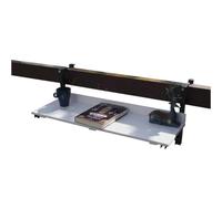 YXINAER Mesa Colgante Balcon Rambardes Table Suspendues Pour Balcon, Métal Forgé, Mini Tenture Murale Simple, Pliante, Jardin(Black)