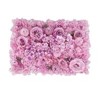 YXINAER Panel Pared Flores Panel de Pared Flores Artificiales, Fondo Floral, Hortensia Rosa, Adecuado for Fiestas, Bodas, Despedidas Soltera, decoración del hogar al Aire Libre(Deep Purple)