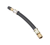 YXINAER Prolongador de Válvula Extensión de válvula neumático Goma Flexible for Coche, 110 mm a 200, con Conector latón, Compatible Varios Modelos vehículos(160mm)