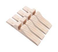 YXINAER Soporte Divisor de habitación 4 Piezas de Base for mampara Entrada, Soporte Divisor ambientes, Soportes Madera, Patas estabilizadoras