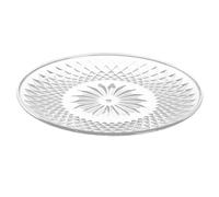 YXINAER Tazón de Frutas 15/20/25/30cm Clear Serving Plates Fruit Dessert Salad Tray Cupcake Display Stand Round Dinner Plate Kitchen Supplies(Crystal,25cm)