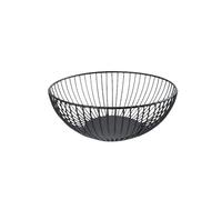 YXINAER Tazón de Frutas Black Storage Basket Creative Fruit Snacks Candy Desktop Bedroom Kitchen Decorations Iron Hollow(S)