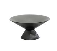 YXINAER Tazón de Frutas Exquisite Glass Fruit Platter Home Living Room Coffee Table Dried Snacks Plates Candy Snack Specialty(01.L)