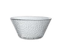 YXINAER Tazón de Frutas Glass Craft Fruit Salad Bowl Round Snacks Dessert Household Dining Table Solid Color Tray Kitchen Supplies(15.8x7.5cm)